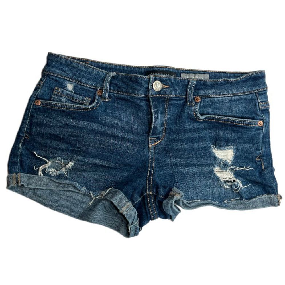 Aeropostale size 8 shorty cuffed jean shorts